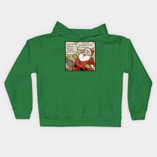 Santa Talks To a Reindeer Youth Kids Hoodie